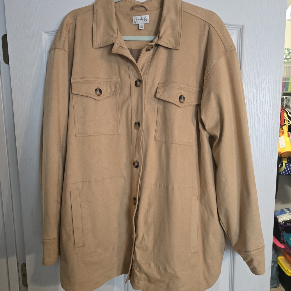 Wonderly Suede Barn Jacket
